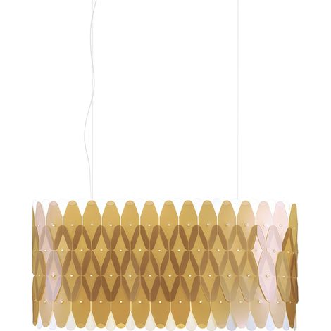 Lampadario Moderno Amanda Polilux ® New Gold E Metallo Cromo 6 Luci E27 (1/2)