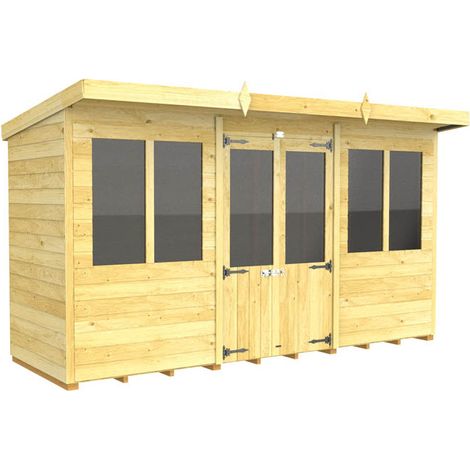 12 x 4 Pent Summer House