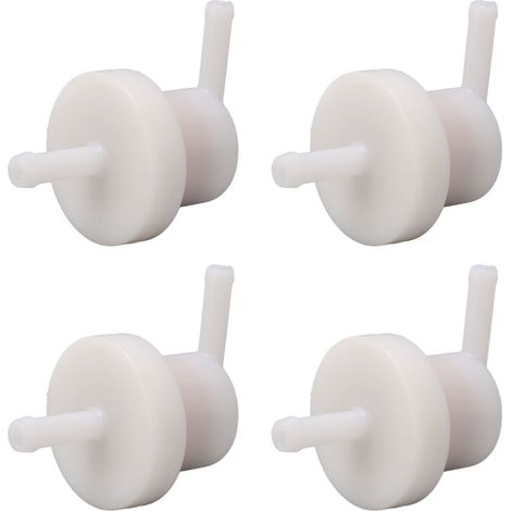 Lot de 4 filtres à carburant blancs de rechange pour scooter METROPOLITAN CHF50A 2002 (1/5)