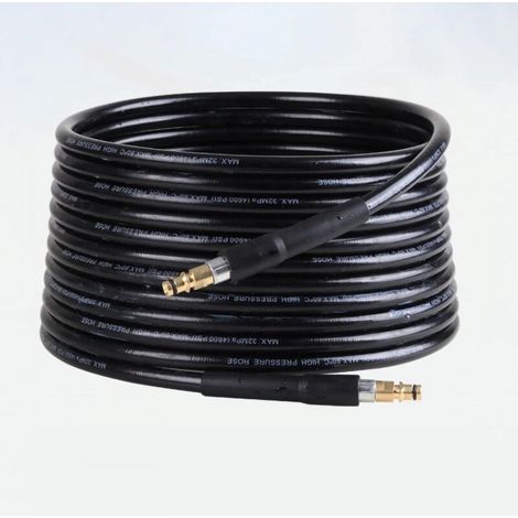 Tuyau de nettoyeur haute pression à extrémité rapide 20 m pour nettoyeur haute pression K2 K3 K4, tuyau de nettoyage de tuyaux, accessoires pour nettoyeur haute pression Karcher, tuyau d'arrosage (1/5)