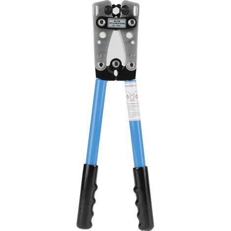 Pince à sertir grande borne HX-50B capacité de sertissage 6-50mm2 (bleu) (1/5)