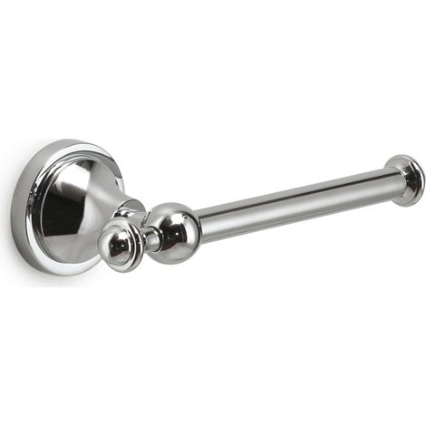 PORTA ROTOLO IN ACCIAIO INOX CROMATO MODELLO NEVIS - DIM. CM (LXPXH):  20,4X8,2X6  - CROMATO  - GDY