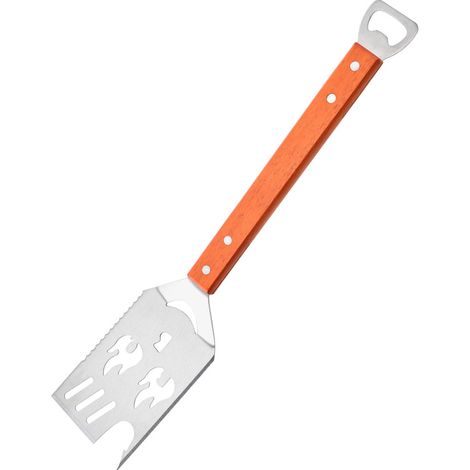 Grillspatel, 8-in-1-Grillutensilien, multifunktionales Grillzubehör, Grillutensilien als Geschenk für Papa, Geschenk für Männer, Grillgabel, Flaschenöffner