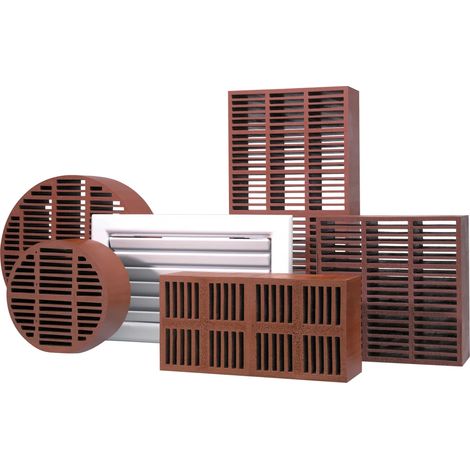 Helios BLS 160 Brique de ventilation coupe-feu Feuerstop, ND 160, prof. 75 mm, DN 160, 02718