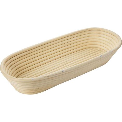 Panier à pain gärkörbchen oval 39.5x15.4x7.2 cm naturel