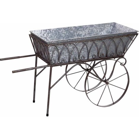 Carro expositor de metal 93.35x39.37x53.98h cm (1/5)