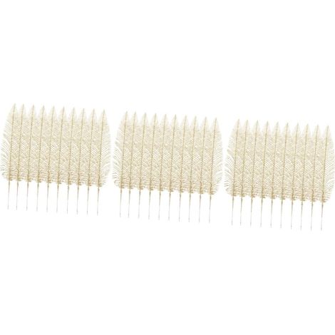 30pièces Décoration De Noël Pailletées Dorées pour Sapin Ornements Artificiels Élégants pour Vases Et Événements Festifs (1/5)