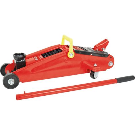 Gato hidráulico trolley acero 4 ruedas 2000 kg Carpoint (1/5)