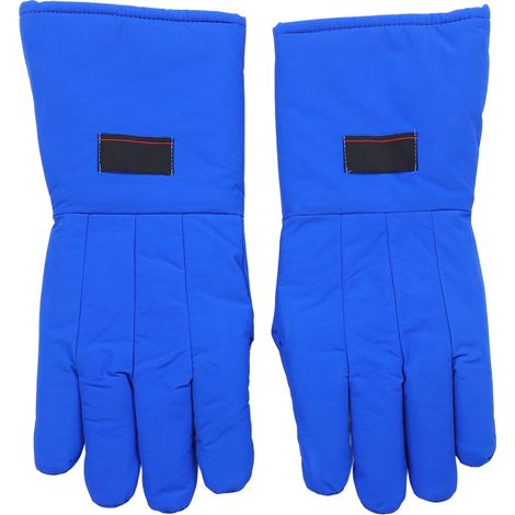 Guantes criogénicos para nitrógeno líquido (LN2), hielo seco, almacenamiento en frío, seguridad, protección, resistentes a bajas temperaturas. (1/5)