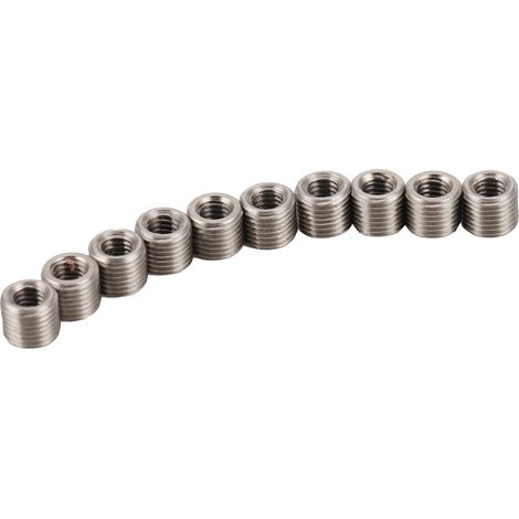 10 Stück Gewindereparaturmuttern, robustes Edelstahl-Reparaturzubehör M3 M5 4 mm (1/5)