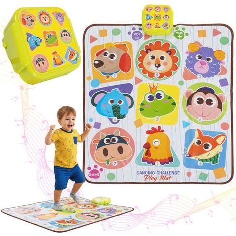 Tapis de danse interactif pour enfants, 82 x 65 cm, 4 modes (1/5)