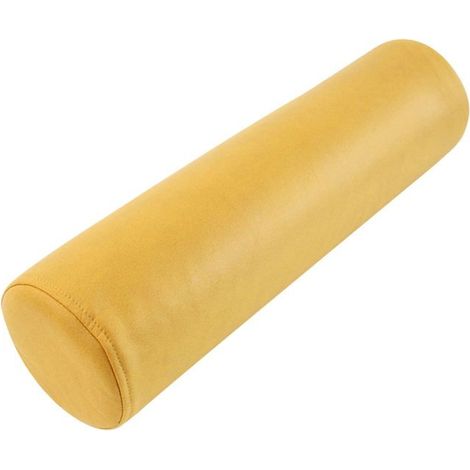 Oreiller cervical cylindrique en mousse, avec housse zippée lavable, idéal pour le lit, les jambes, le dos, le yoga, les (1/4)