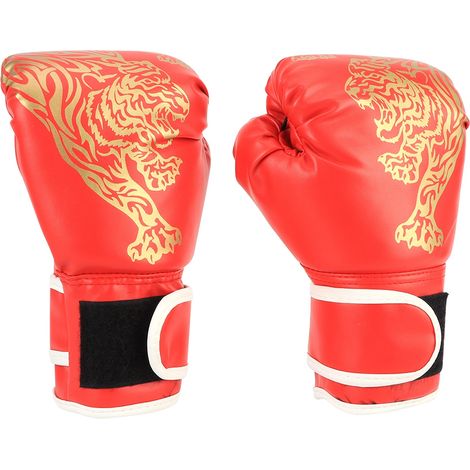 Gants de taekwondo rouges, boxe, musculation, exercice, sanda, combat pour adultes/enfants
