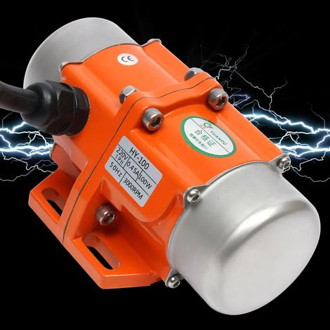 Moteur vibrant monophasé 100 W, moteur asynchrone, moteur électrique pour équipements mécaniques, 3 000 tr/min