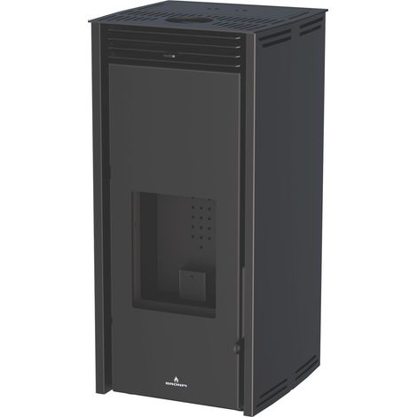 BRONPI - Estufa de Pellet 6 kW Sin Electricidad Color Negro Modelo FREE-6-NE (1/5)