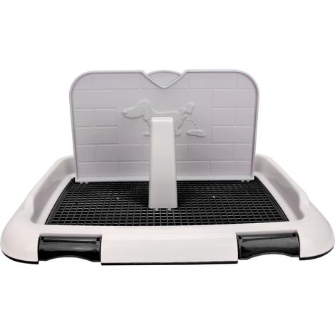 Eosnow Hundetoilette Innenpulver Training Katze Töpfchen Zaun geplantes Urin Trayblack (1/5)
