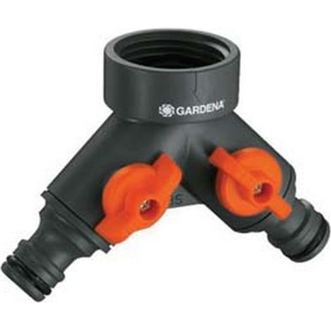 1BL RUBINETTO A DUE VIE CON INNESTI RAPIDI - filetto 3/4" in blister (938-20)