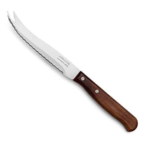 Arcos Serie Latina, Coltello per Formaggio, Lama seghettata 105 mm, Manico in Legno (1/4)