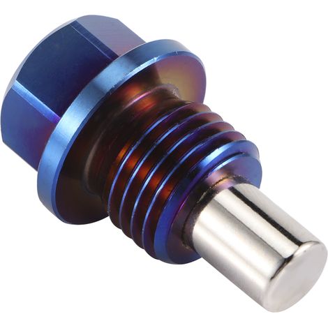 Bouchon de vidange magnétique en alliage d'aluminium pour carter d'huile, adaptateur de raccord fileté M14x1,5 (1/3)