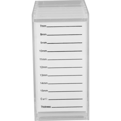 Boîte de rangement pour faux cils à 5 couches en acrylique transparent, contenant pour implants de cils individuels et présentoir de maquillage (1/5)