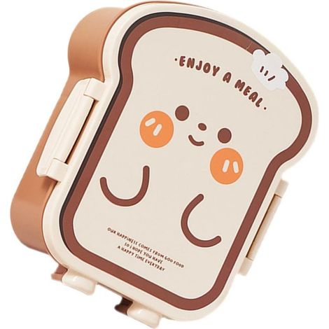 Boîte à bento 1 pièce en PP, plusieurs compartiments et design (1/5)