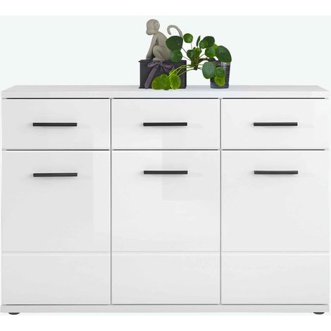 Prossedi Legno laminato - Bianco lucido (1/5)