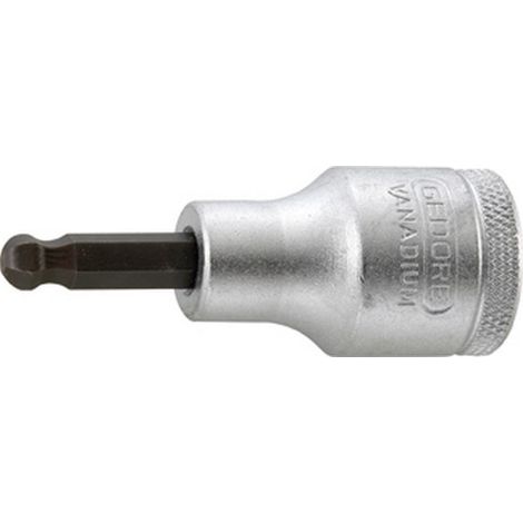 Conector de artornillado 1/2'' con cabeza esférica, para Tornillo femenino - hexagonal, lado e/planos : 8 mm, Largo 60 mm (1/5)