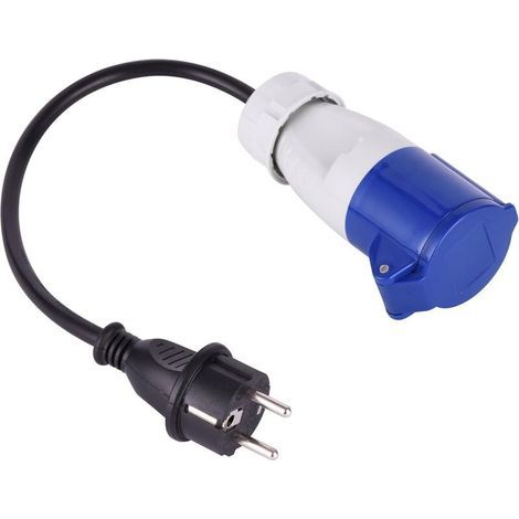 Electraline CEE17-30cm Female to Male Caravan Adapter (1/5)