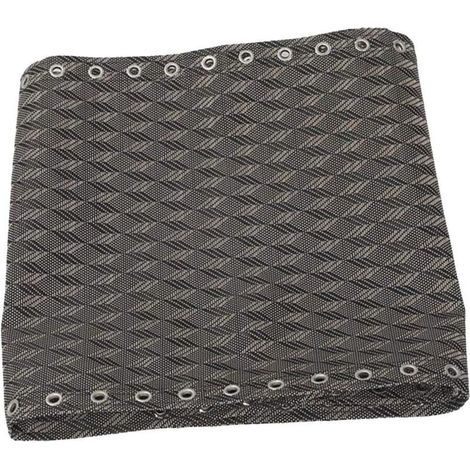 Tissu de remplacement pour fauteuil inclinable non gravitaire perforé 160 x 43 cm-Diamond-Gris inclinable Teslin maille pliante (1/4)