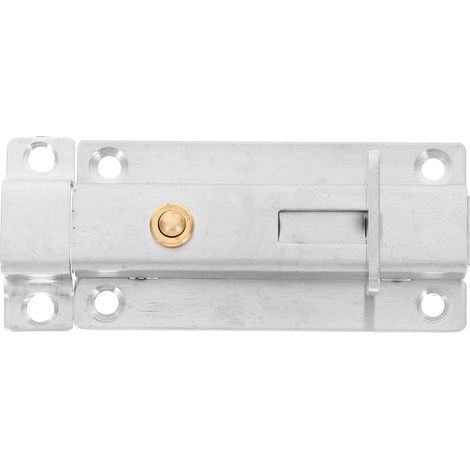 Loquet Coulissant en inox 4 Pouces Ressort (1/5)