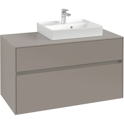 Villeroy & Boch Collaro Waschbeckenunterschrank, Waschbecken (1/2)