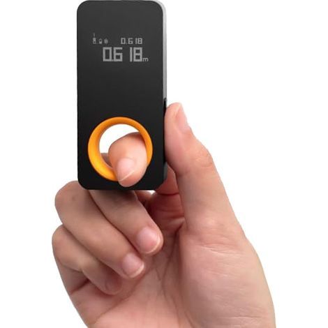 Télémètre Laser Numérique Bluetooth, Mètre Laser Rechargeable, 0,05 – 30m, Précision ±2 mm, m/ft + en Unités Commutables, Charge de Type C, pour Décoration Intérieure et Design (1/5)