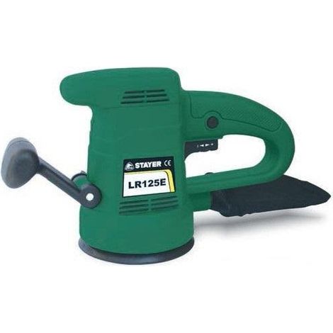 Levigatrice rotoorbitale 125mm 420W LR125E più 10 dischi OMAGGIO STAYER