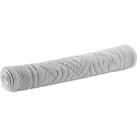 Tapis de Bain 100% Coton Jacquard à Motifs Arabesques pour Douche et Baignoire 54 x 64 cm - PANGIVO (1/2)