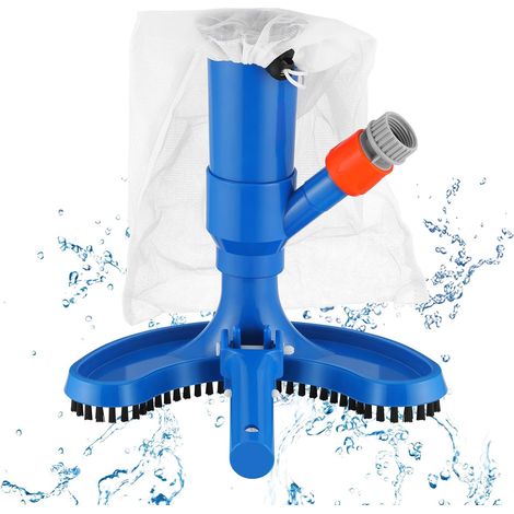 Aspirateur de Piscine, Aspirateur de Sol de Piscine, Kit de Nettoyage Piscine Convient pour piscines de plongée, spas et Bains à remous (1/5)