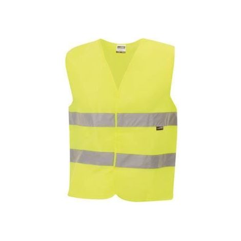 Gilet de sécurité certifié - jaune fluo - Adult…