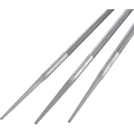 3-teiliges Set Rundstahl-Schärffeilen für Kettensägenketten (4 mm) (1/5)