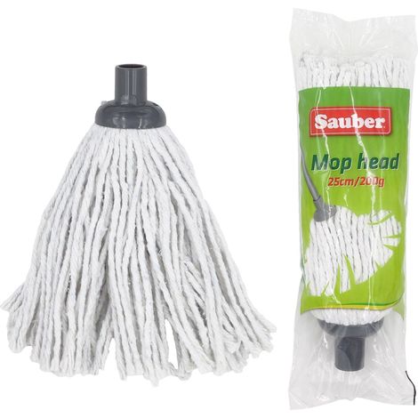 Sauber Tête de mop standard 25 cm poids 200g