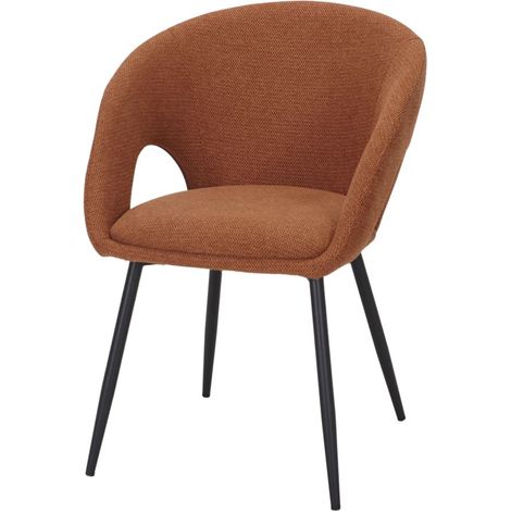 AUTRES Chaise tapissée avec un style contemporain - modèle 001 - citrouille (1/4)