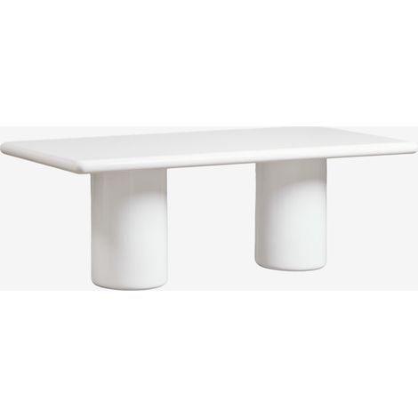 Mesa de comedor rectangular 220x100 cm en cemento Namara SKLUM       