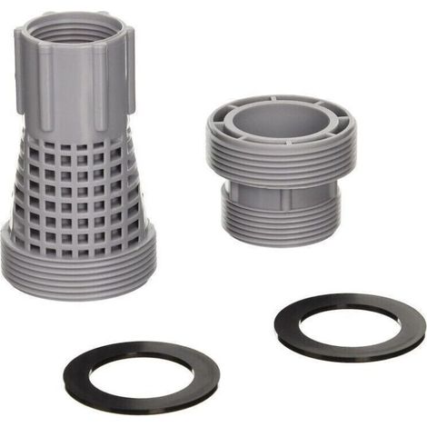 Kit d'interface adaptateur pour filtre long et court 58254 avec rondelles Compatible avec les accessoires de connexion pour pompe de filtration de piscine Intex et Bestway 4K8001 (1/4)