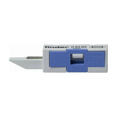Porte-fusible avec indicateur d'état 24V AC DC pour série 39 FINDER 093630024 (1/2)
