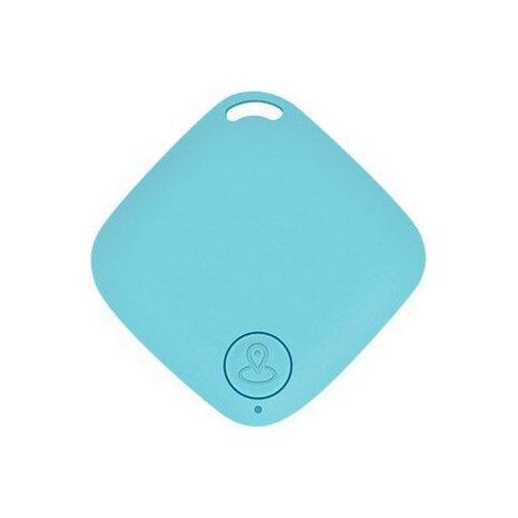 Mini traceur GPS Bluetooth bleu pour animaux, enfants, clés, portefeuilles, compatible iOS (1/4)