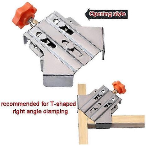 Serre-joint d'angle à 90° en acier inoxydable, assemblage rapide, fixation pour outils de menuiserie (1/5)