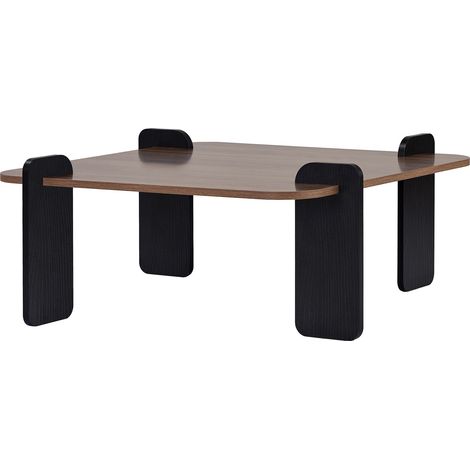 Couchtisch aus Holz "Marais" - 90 x 90 x 35 cm - Braun