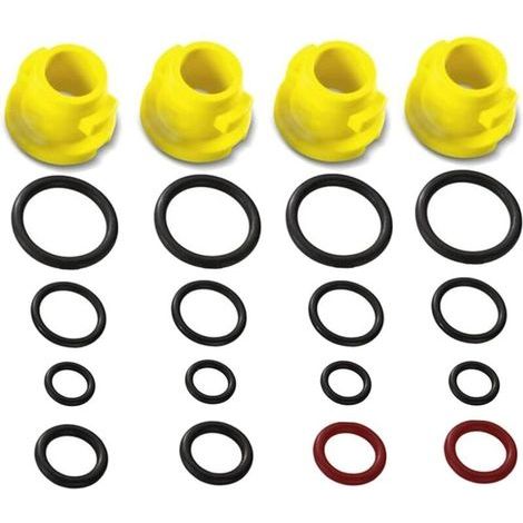 Kits de joints toriques de rechange pour nettoyeurs haute pression Kärcher, comprenant des buses d'air et des kits de joints toriques, compatibles avec les modèles K1/K2/K3/K4. (1/5)