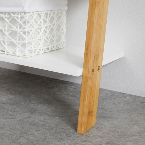 Mömax Regal Mirella Weiß/Naturfarben MDF (1/5)