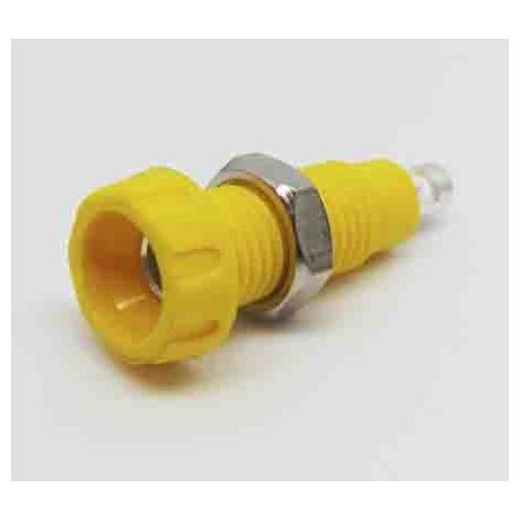 Fiche banane RS PRO Jaune Femelle 10A 50V
