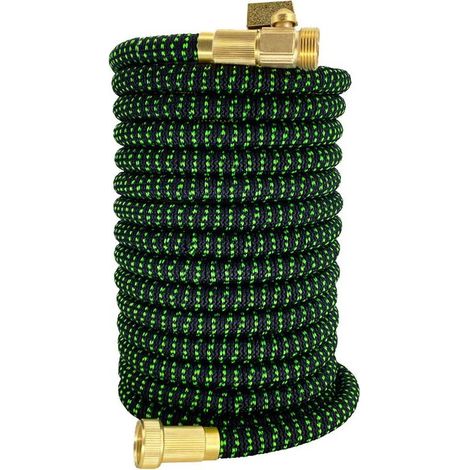 Tuyau d\'Arrosage Extensible - Convient aux Robinets de 1/2" et 3/4" Raccords en Métal Durables pour Jardin, Arrosage, Nettoyage-Différentes Longueurs (1/5)