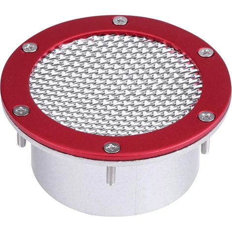 Pare-chocs universel pour grille d'aération de voiture pour prise d'air froid (rouge) (1/5)